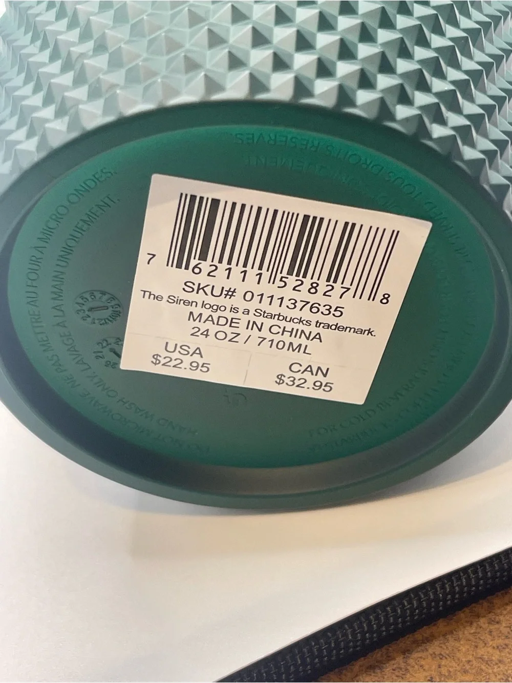 Starbucks Ombre Teal Studded Tumbler with Straw 2022